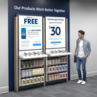 (2) Wall Display Combo #1002