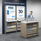 (2) Wall Display + Island Combo #1007