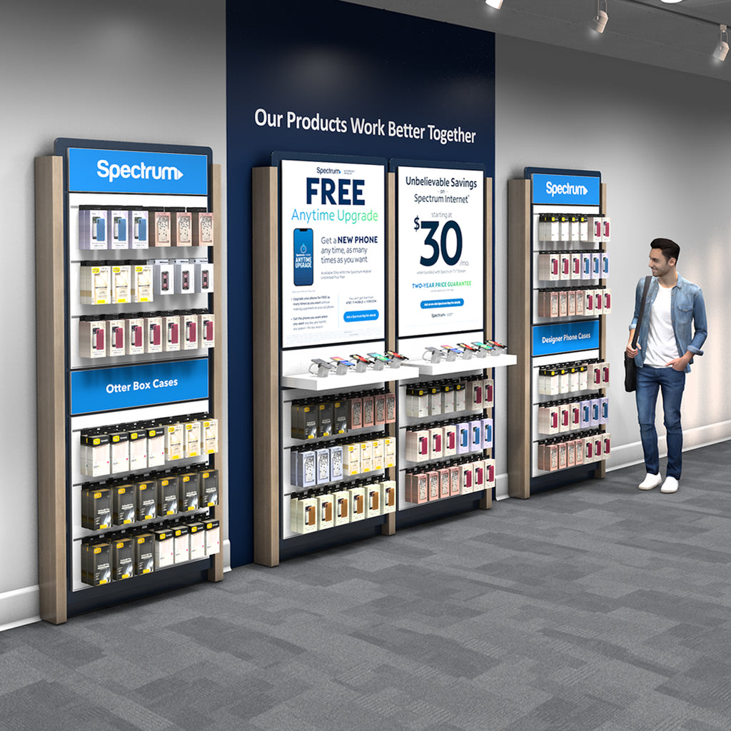 (4) Wall Display Combo #1004 – Bold Display and Design