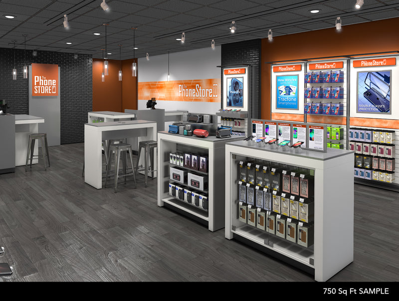 Wireless Store 750 Sq Ft Example