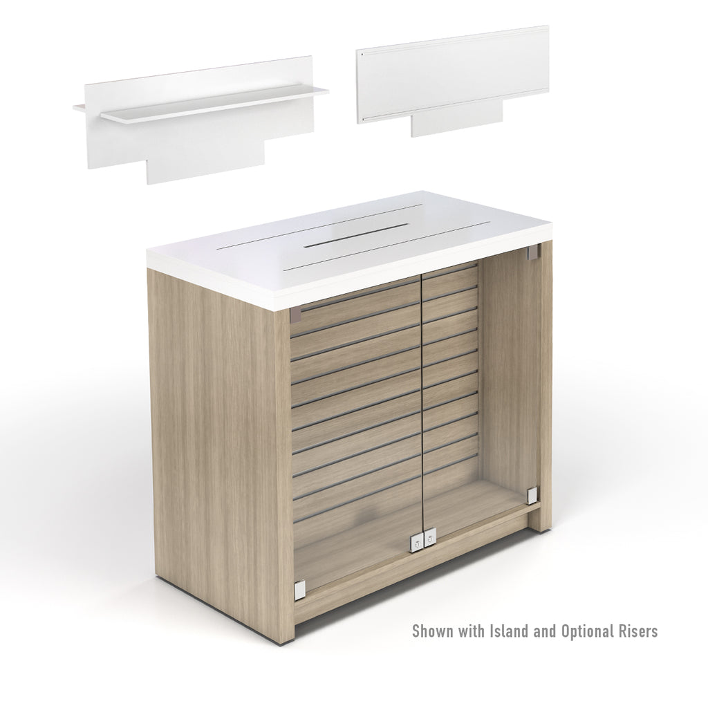 Island Shelf Riser – Bold Display and Design
