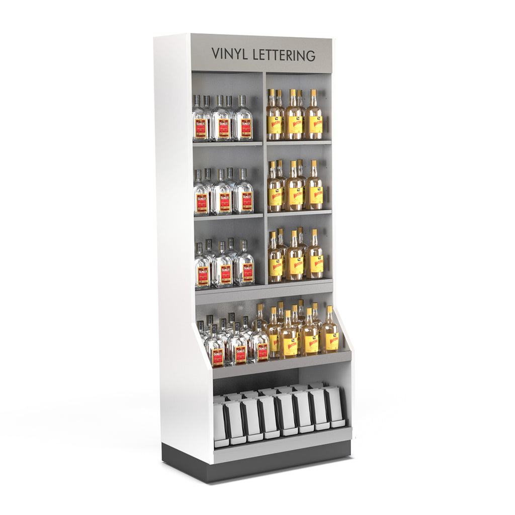 Tall Showcase - Open Shelf – Bold Display and Design